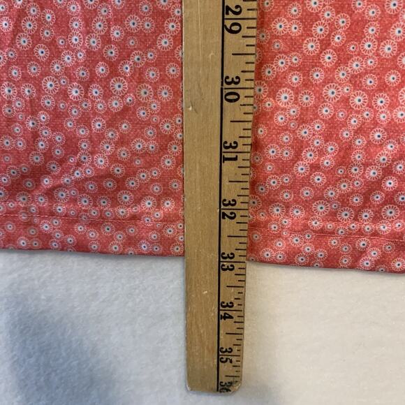 Johnnie-O 2XL Performance Stretch Golf Polo All Over Geometric Floral Print Pink - Picture 7 of 8